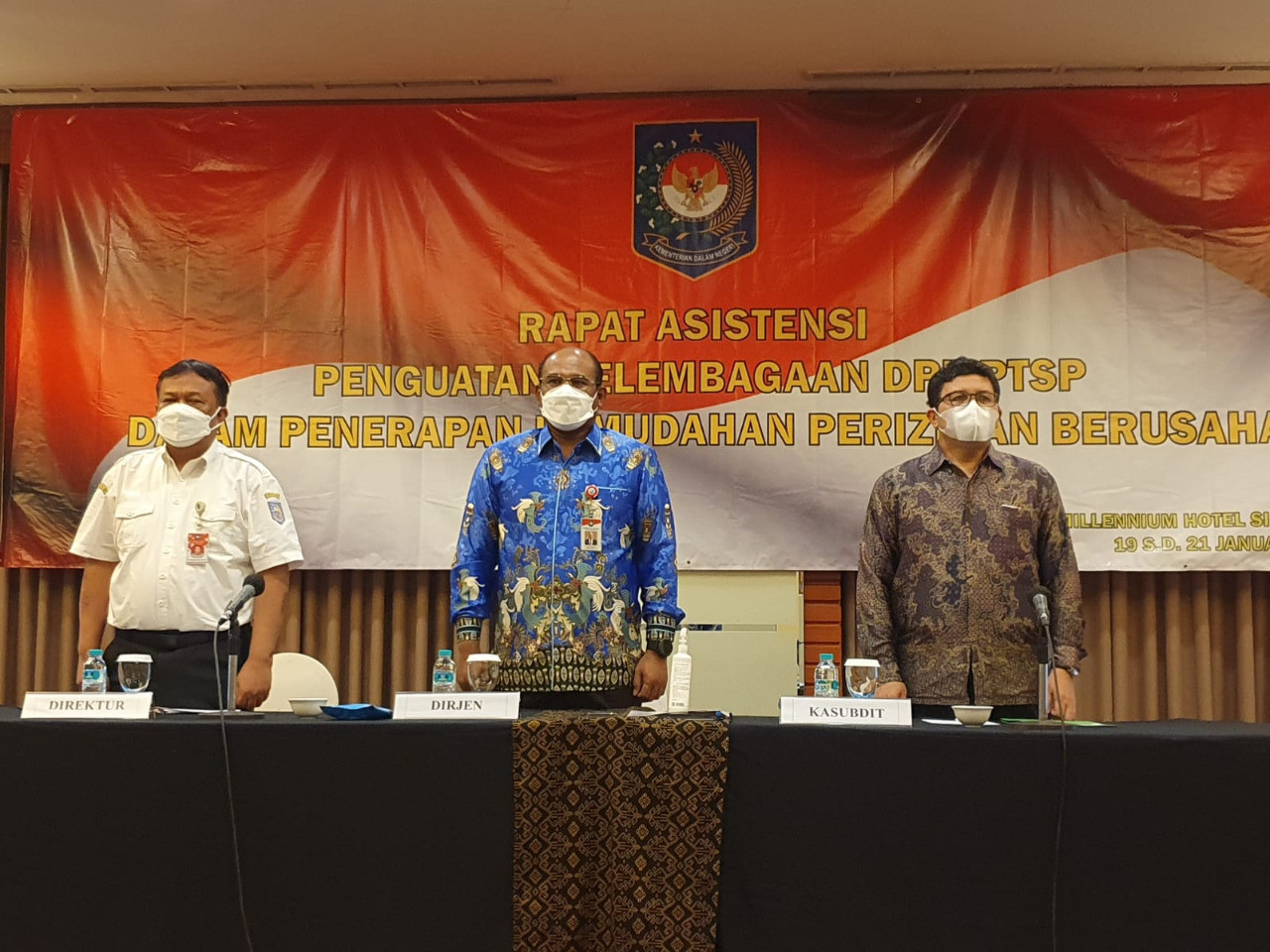 Rapat Asitensi Penguatan Kelembagaan DPMPTSP Dalam Penerapan Kemudahan Perizinan Berusaha Tahun 2022